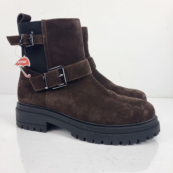 Blondo Ginny Buckle zipper Ankle Boot Booties Suede leather - Picture 6 of 13